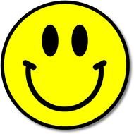 yellow Smiley big Face Clip Art drawing