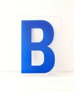Blue Letter B N2