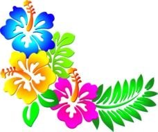 Hawaiian Flower Clip Art N88