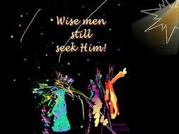 wise men still seek him drawing