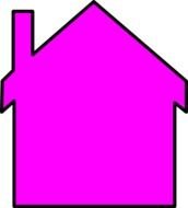 Pink House Clip Art Free
