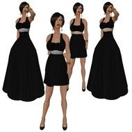Silver Pin Up Dress