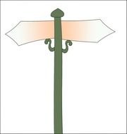 Cartoon Street Sign N3