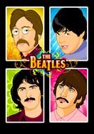The Beatles Cartoon Clip Art