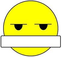 Bored Smiley Face Clip Art N10