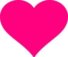 Pink Heart Clip Art N81