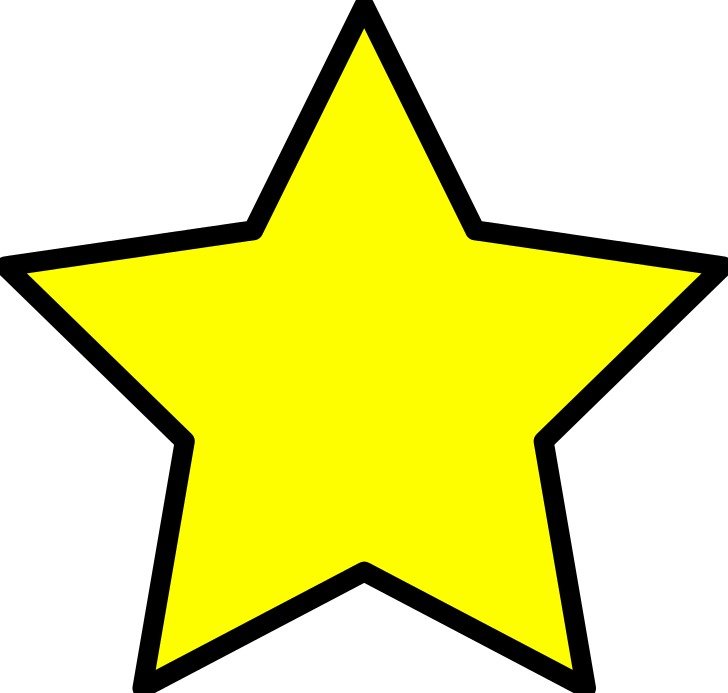 Yellow Star Clip Art N56