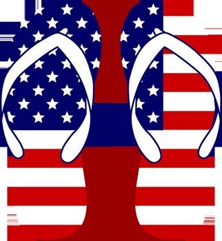 4th Of July American Flag Clip Art N2