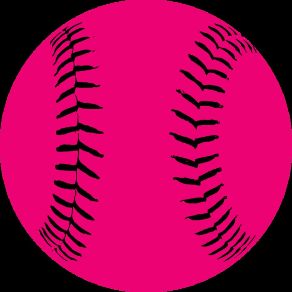 Pink Softball Clip Art N2