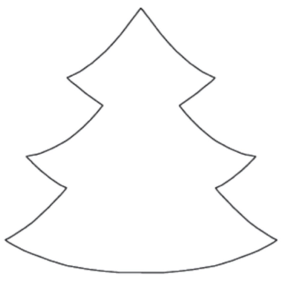 Christmas tree on white background