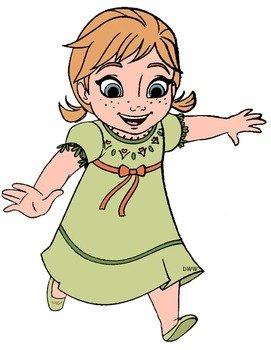 Clip Art Frozen Young Anna