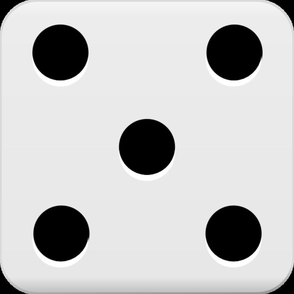 Dice 5 Clip Art N3