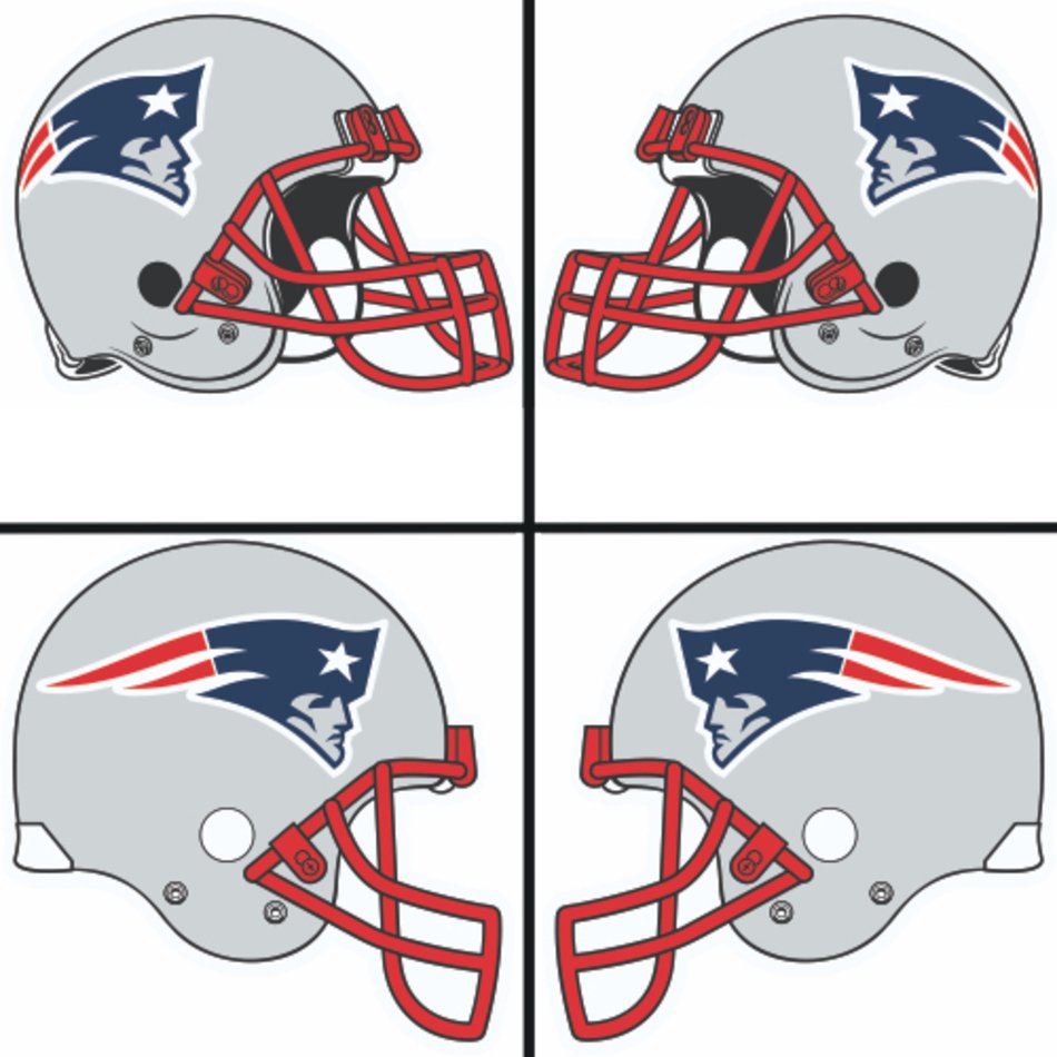 New England Patriots Helmet Logo N6