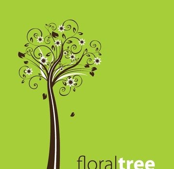 Plano De FundofloraisredemoinhosSwirly aacutervorevetor