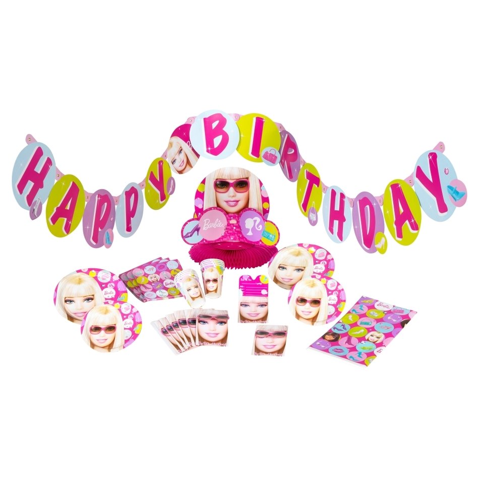 Barbie Party Supplies Starter drawing