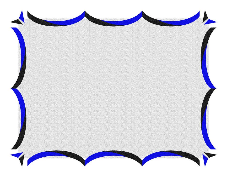 Blue Certificate Border N2