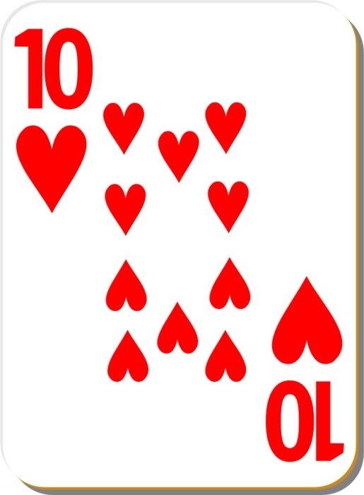 Queen Of Hearts Playing Card Clip Art N8