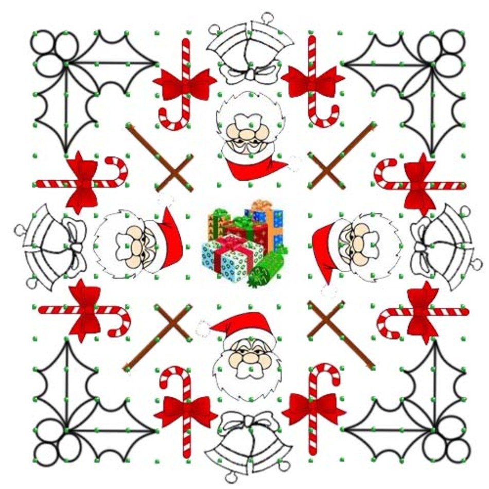 Kolam Christmas Clipart
