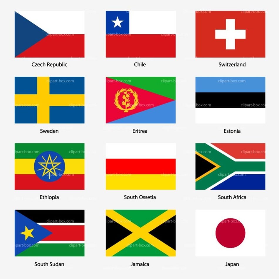 Flag Set drawing