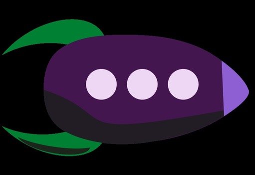 Rocketship Clip Art drawing