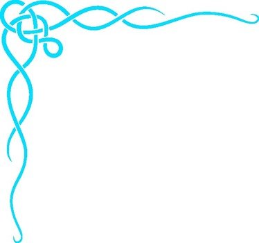 Ribbon Border Clip Art N15