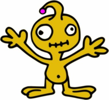 Cartoon Alien Art