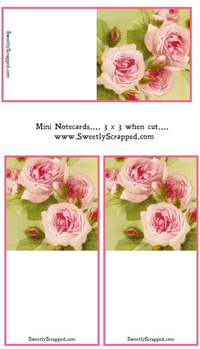 Sweetly Scrapped Free Printables