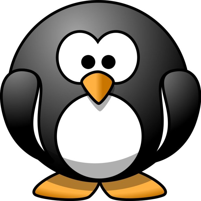 Cute Penguin Cartoon Clip Art N4