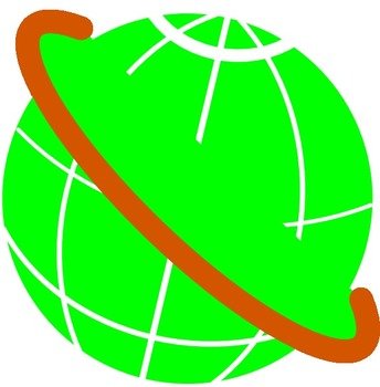 Green Globe Clip Art N6