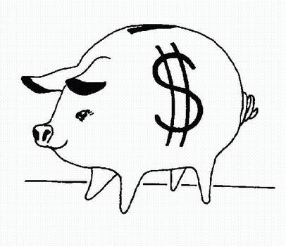 Piggy Bank Silhouette N2