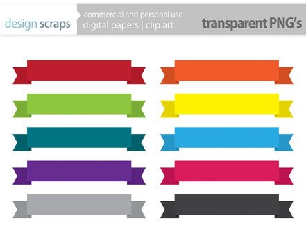 Banner Ribbon Frame Clip Art N2