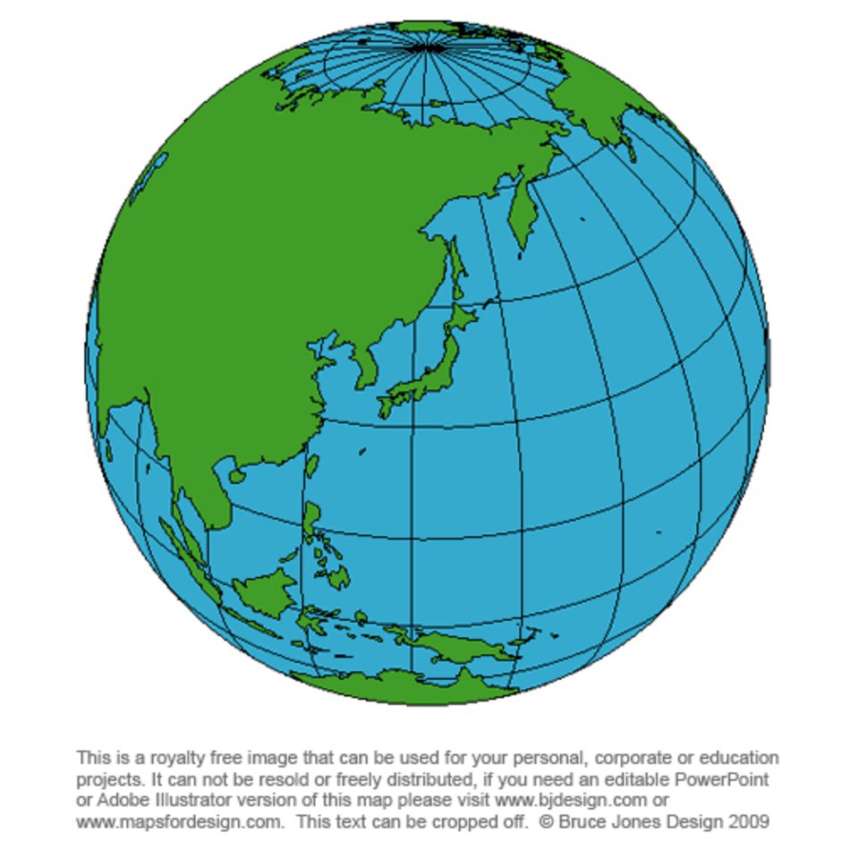 World Globe Map Clip Art N6