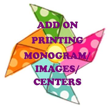 Digital ClipArt Or Images Monogram Text Shape To The Centers