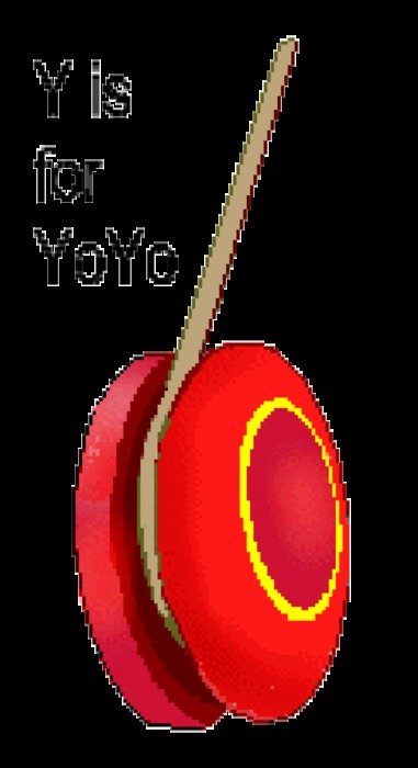 red yoyo drawing