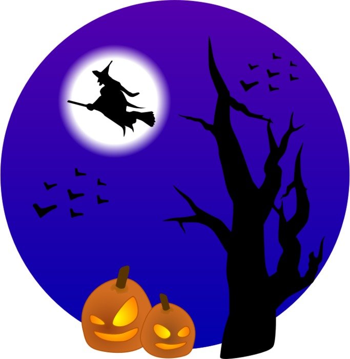 Witch On Broom N5