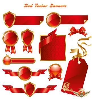 Red And Gold Vector Free