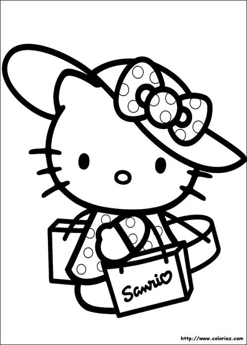 Kitty Part En Voyage Pour Les Vacances D eacutet eacute
