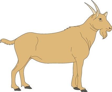 Cute Goat Clip Art N14