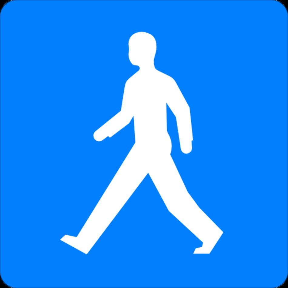 Walking Man Icon Clip Art