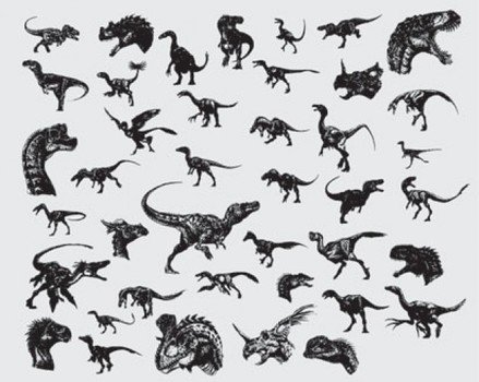 Dinosauri Vettore Pack