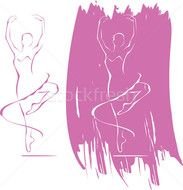 Ballet Dance Icon Stock Photo 02