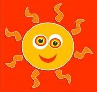 Happy Sun Cartoon N6
