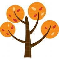 Retro Tree 5 $ 0 25 Clip Art Add To