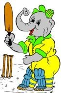 Cricket Sport Clip Art N5