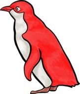 Pink Penguin Clip Art
