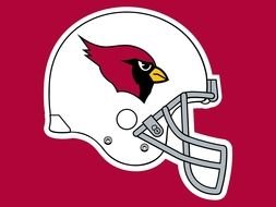 NFL Arizona Cardinals on Helmet