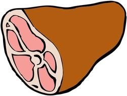Whole Ham Clip Art Vector