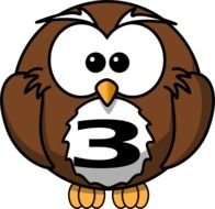 Owl Number Clip Art