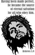 Jesus Face Clip Art drawing