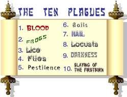 10 Ten Plagues Of Egypt as a graphic illustration